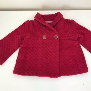 Baby Gap Red Quilted Jacket size 18-24 months